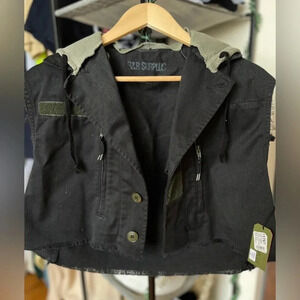 R&R SURPLUS VINTAGE HOODED‎ VEST